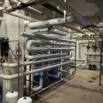 Dettaglio collettore boiler ritorno inverso